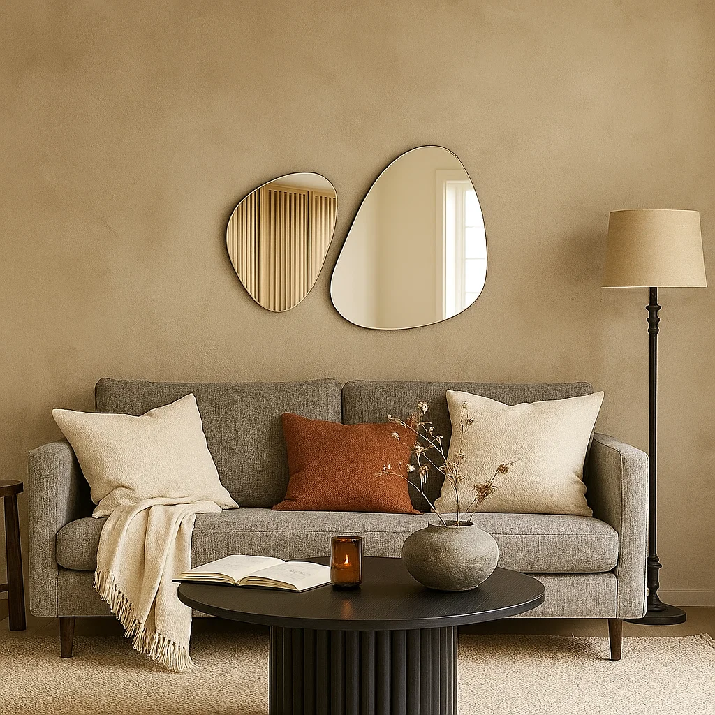 طقم مرايات فارما 2 قطع لغرفة المعيشة