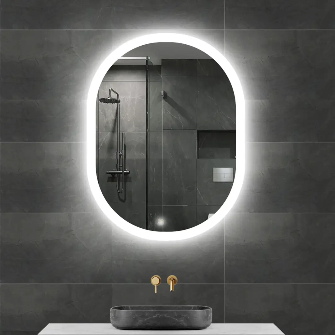 مرايا أوفيليو إضاءة بيضاء 60×80 سم