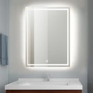 مرايا تاتش رونيا إضاءة بيضاء 80×100 سم