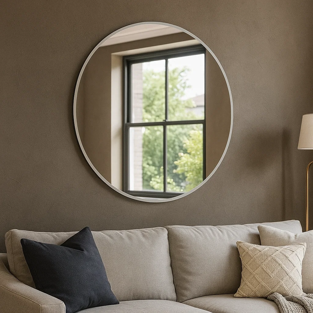 مرايا مودرن دائرية للصالونات
