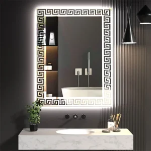 مرايا الريك إضاءة بيضاء 60×80 سم